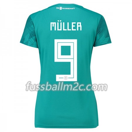 Fußballtrikots Deutschland Müller 9 Frauens Auswärts Trikotsatz WM 2018